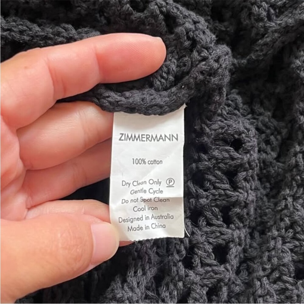 Zimmerman Crochet Midi Dress - Picture 3 of 4